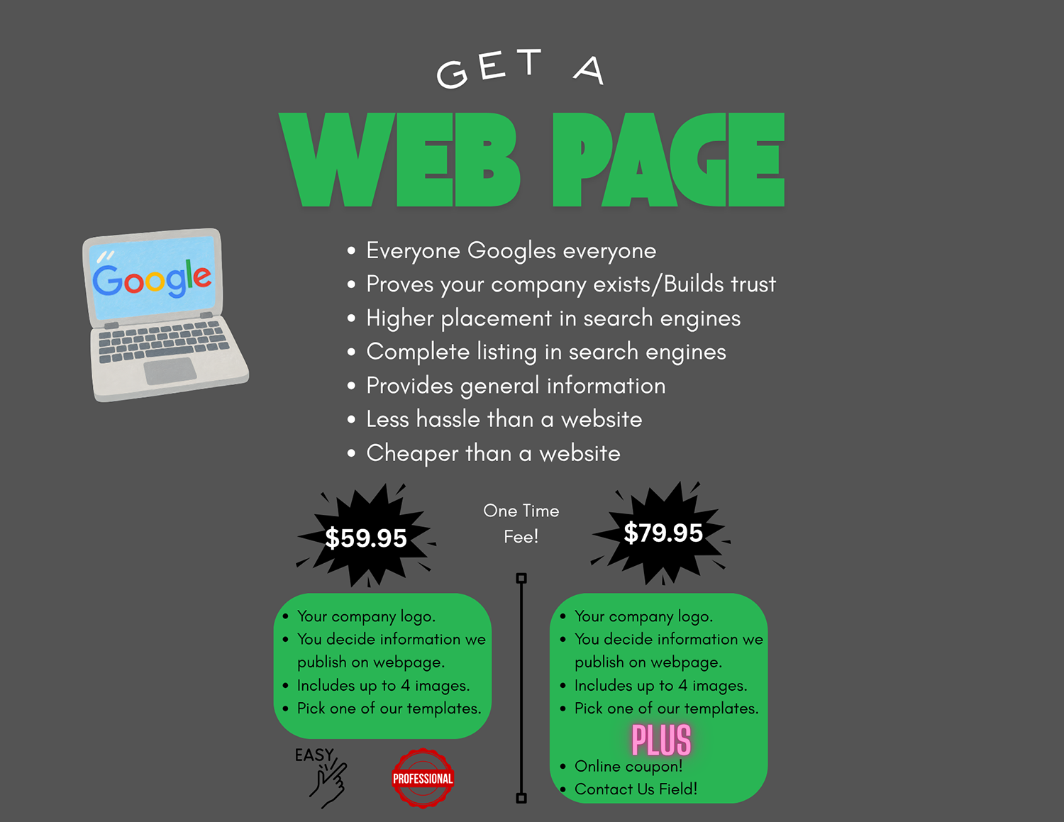 Epromo Solutions web design and promotional services